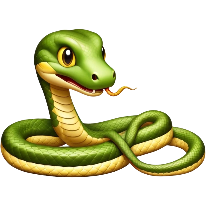 Snake eating a baby emoji
