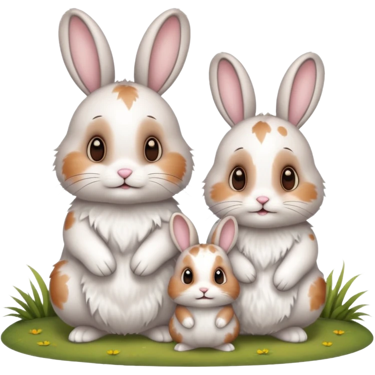 bunny family emoji