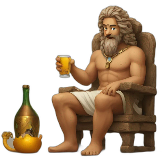 god-drinks-with-cat emoji