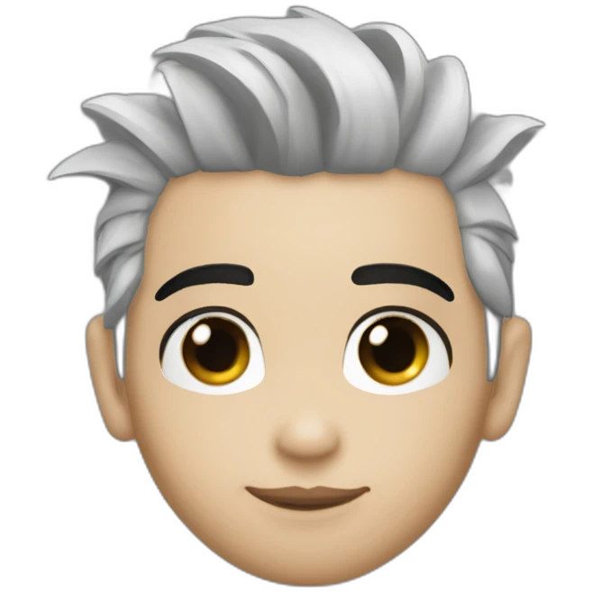 Bill Kaulitz Black highlights emoji
