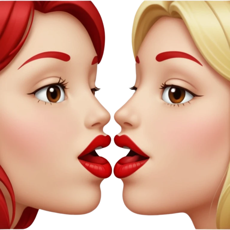 Lip kiss emoji