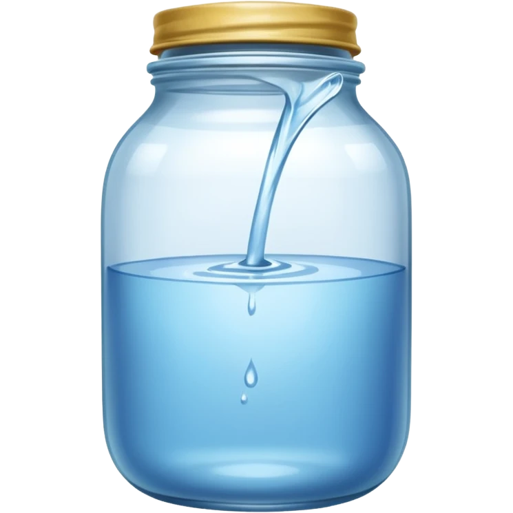 Aquarius (a jar spilling water outward) emoji