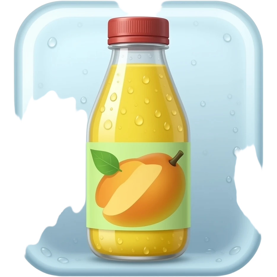 Mango Juice In The Fridge emoji