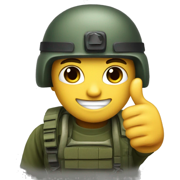 special forces thumbs up emoji
