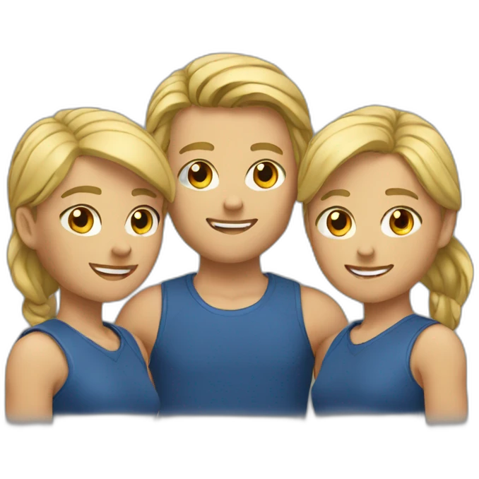 team 3 persons emoji