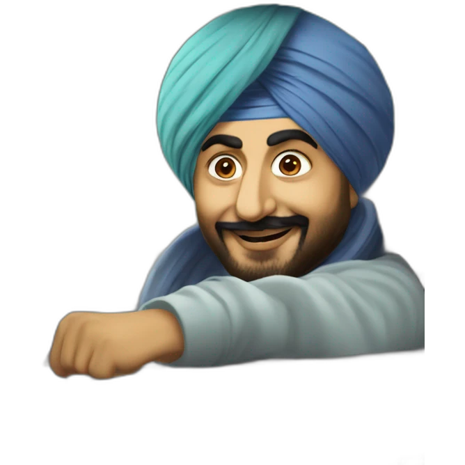 Sidhu moose wala in car emoji