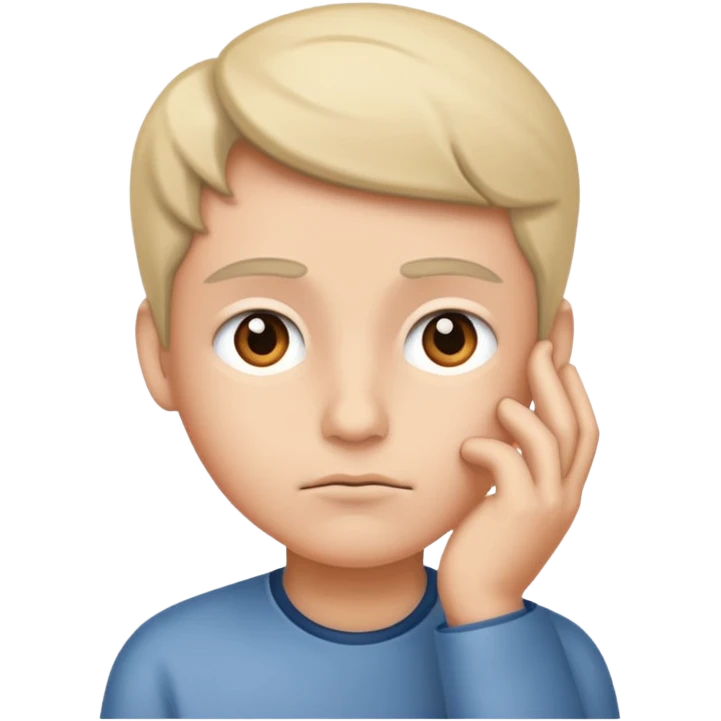 Someone thinking emoji