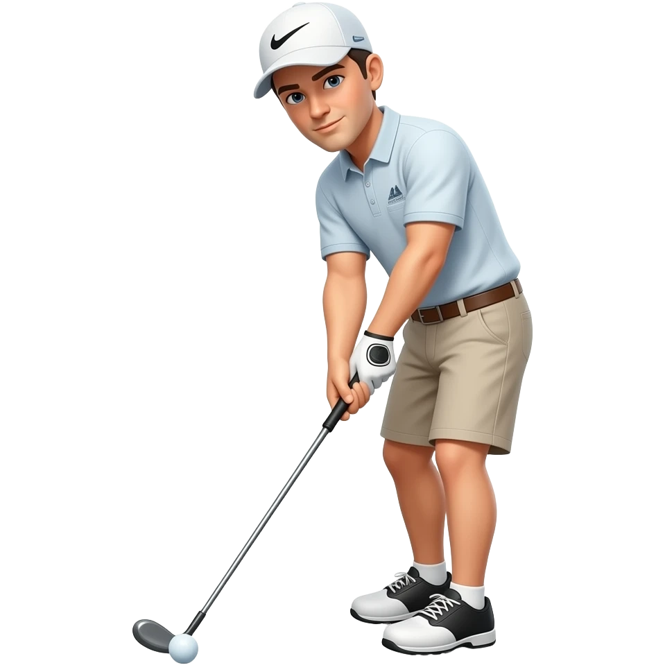 Man playing golf emoji