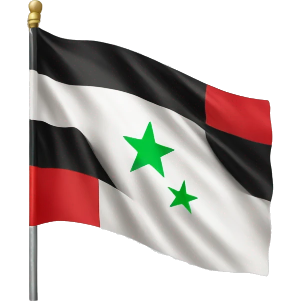 New Syria flag emoji