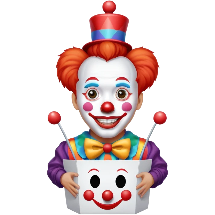 JHOPE clown cartoon jack in the box album emoji
