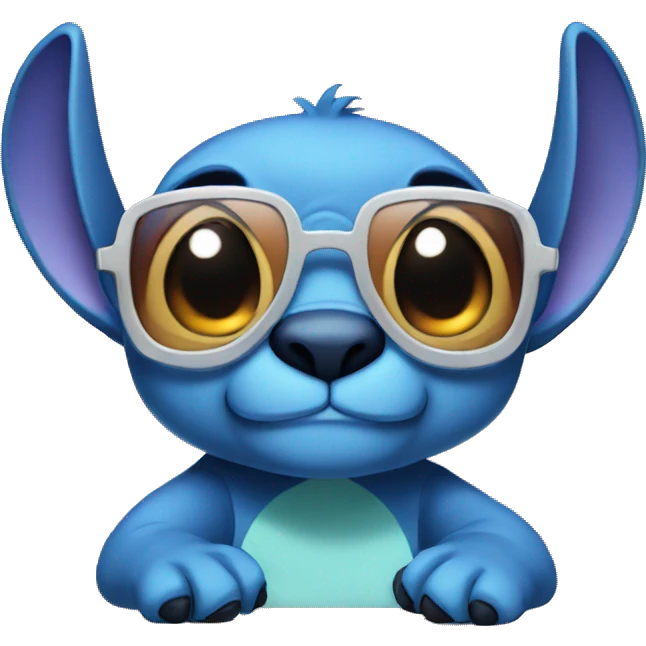 SticH with glasses  emoji