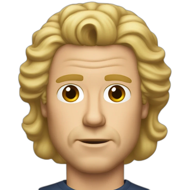 will ferrell long straight blonde hair emoji