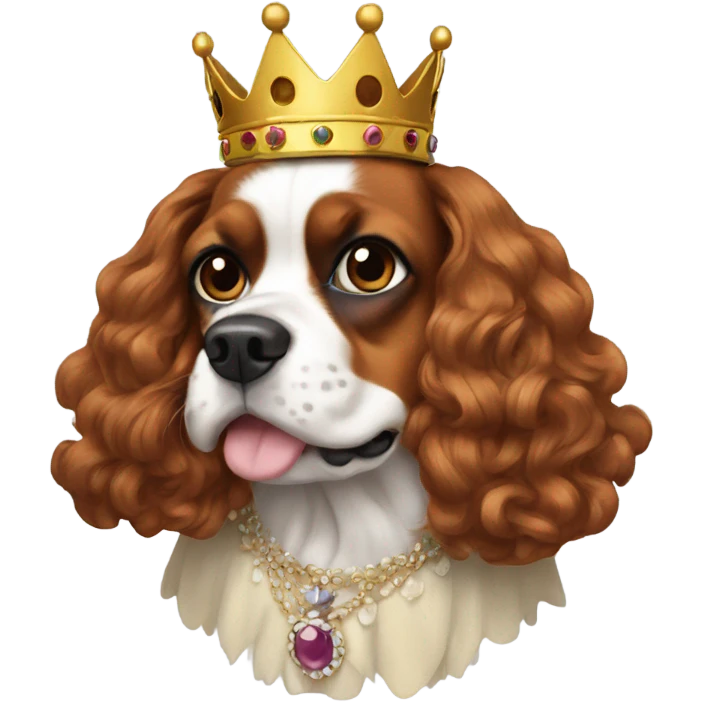 King Charles in drag emoji