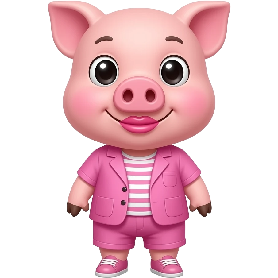 Preppy girly slay pink  clothes pig anda stanley and. lips emoji