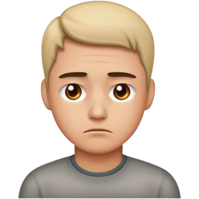 Person feeling disappointed emoji