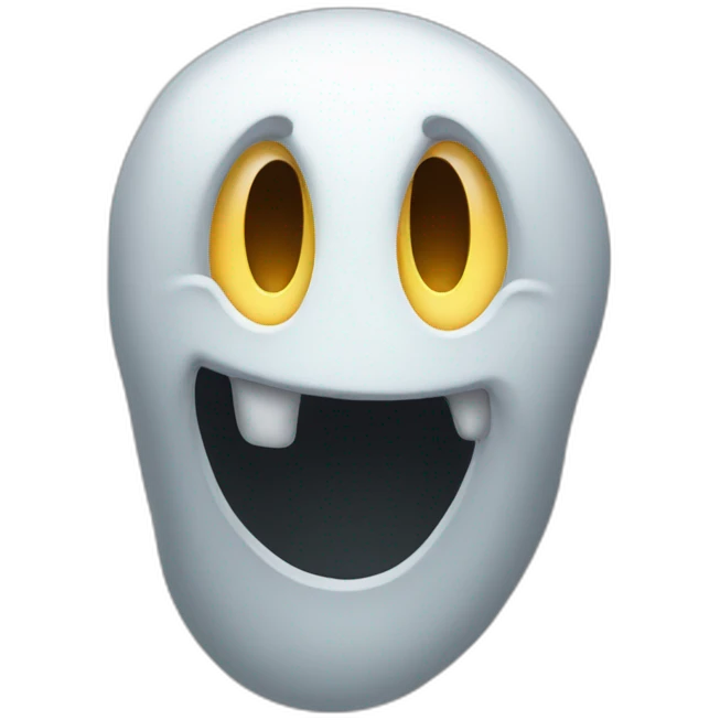 Ghost face emoji