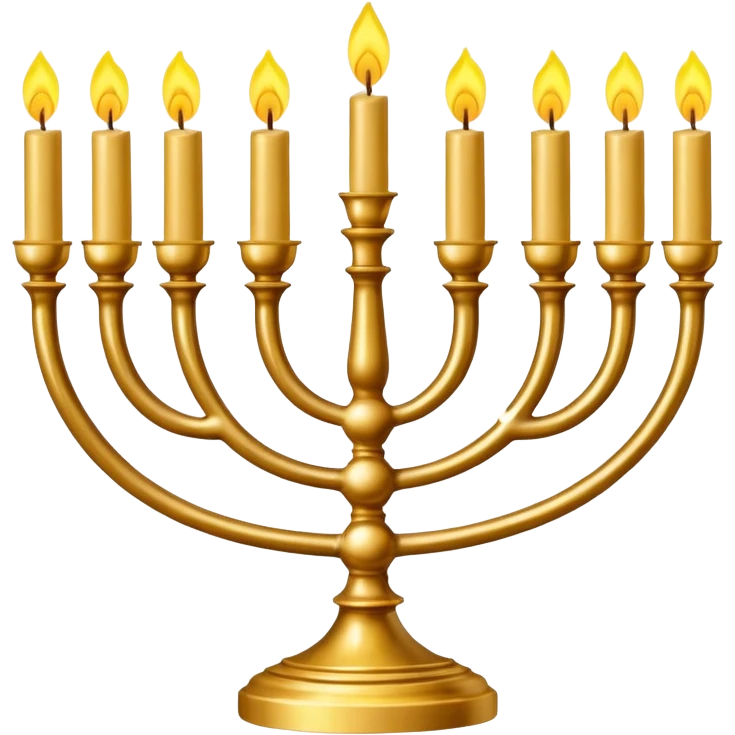 The Menorah emoji