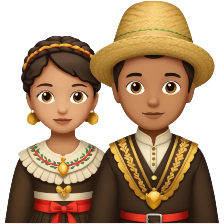 UM MENINO E UMA MENINA DE SÃO JOÃO emoji