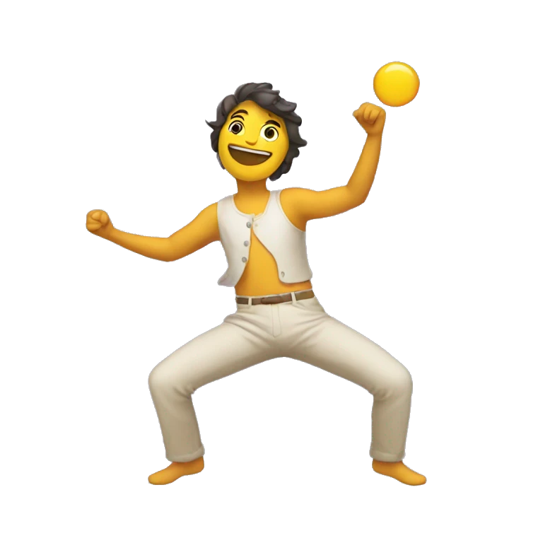 Chat qui danse emoji