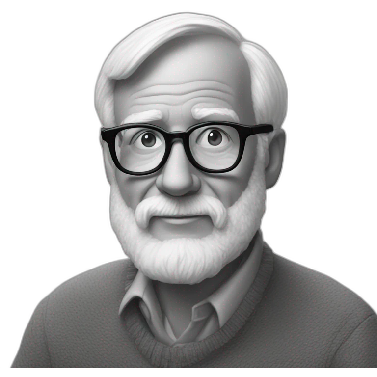 Ansel Adams with glasses emoji