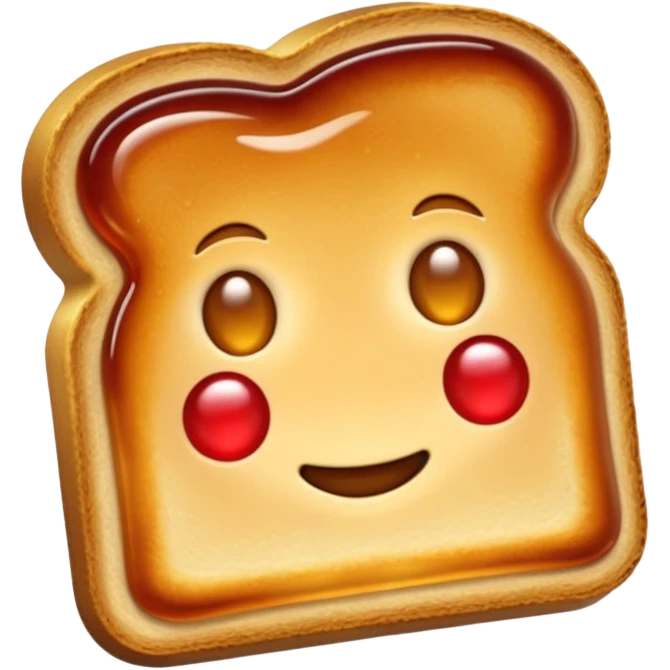 toast with jelly emoji