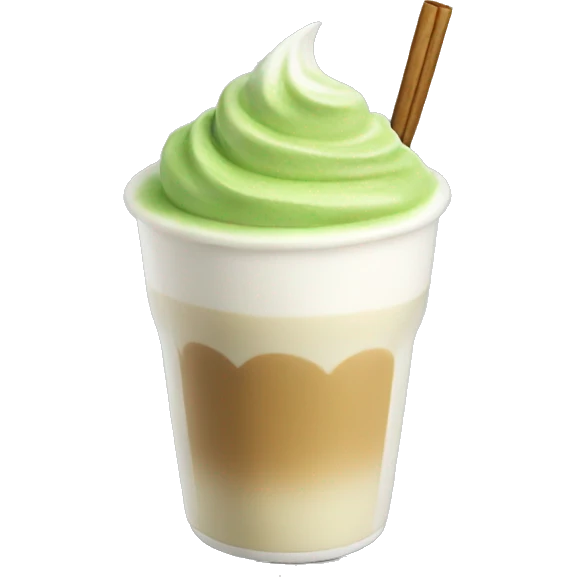 Matcha latte emoji