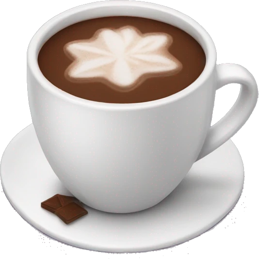 Hot chocolate  emoji