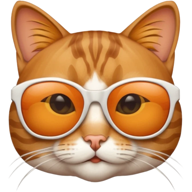 Cat wearing sunglasses emoji