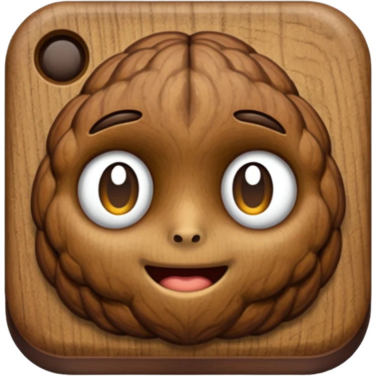  Walnut realistic  emoji