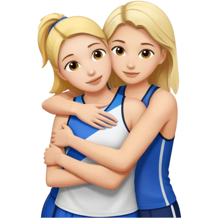 обійми тренера і спортсмена (дівчата) emoji