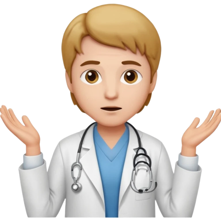 shrugging doctor emoji