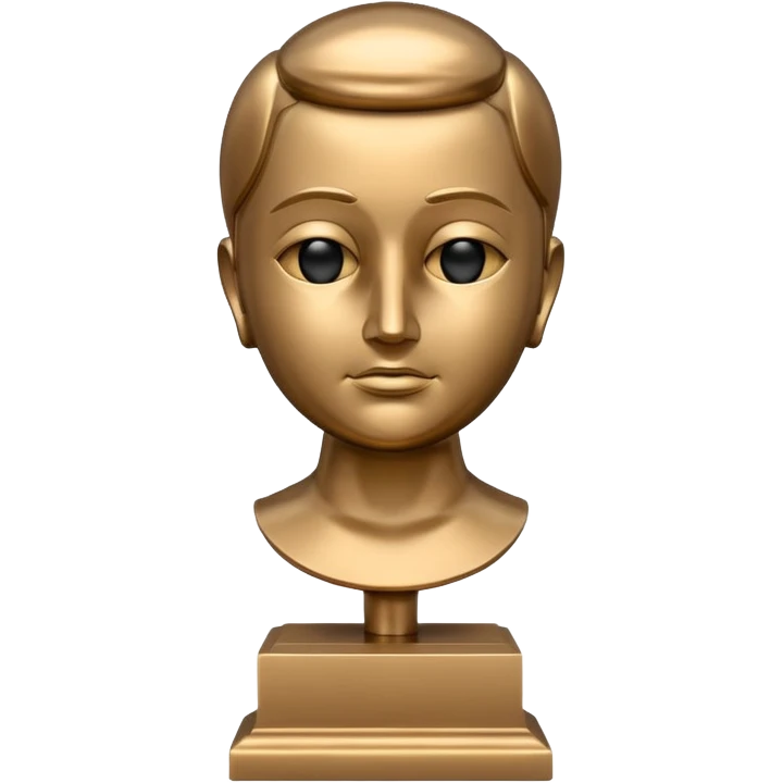 minimalistic el pensador statue emoji