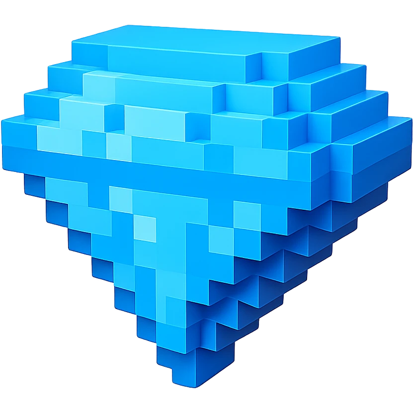 blue diamond emoji
