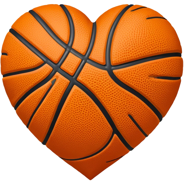 Basketball heart emoji