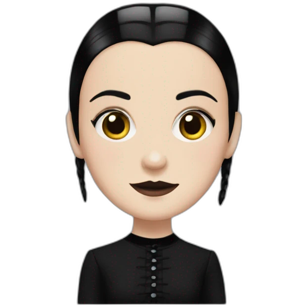 wednesday addams emoji