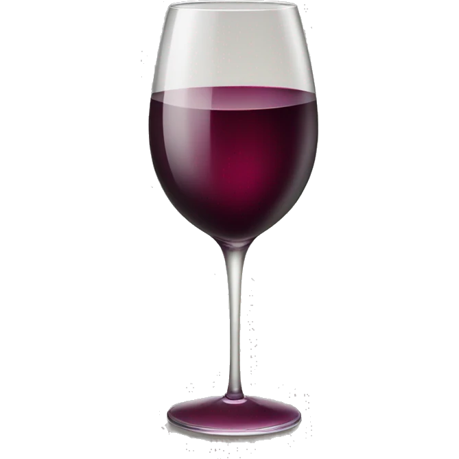 Fancy wine glass with bottle  emoji