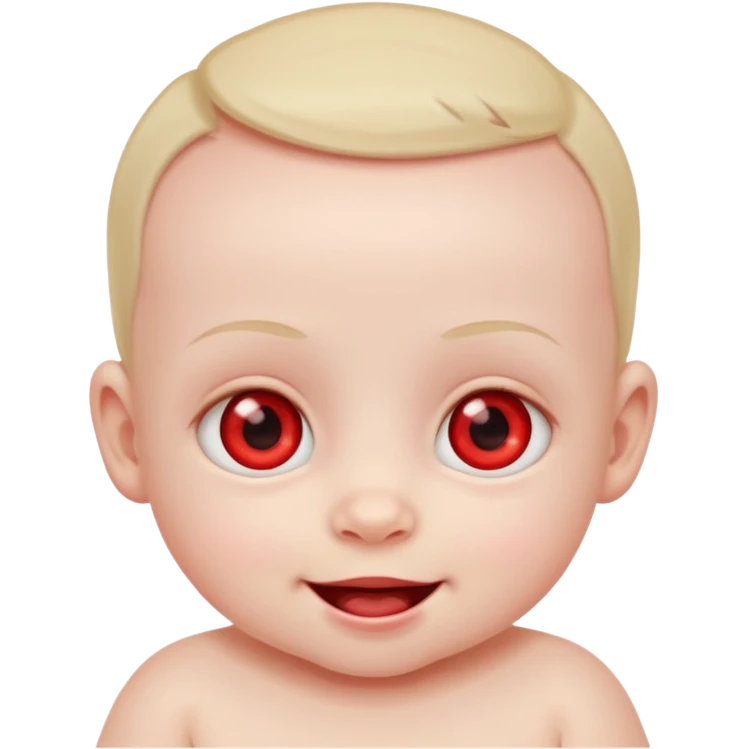 evil baby emoji
