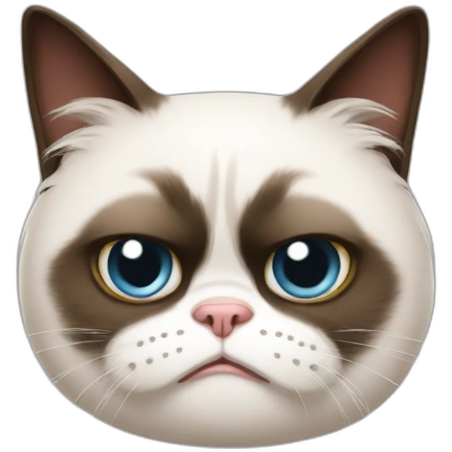 human grumpy cat emoji