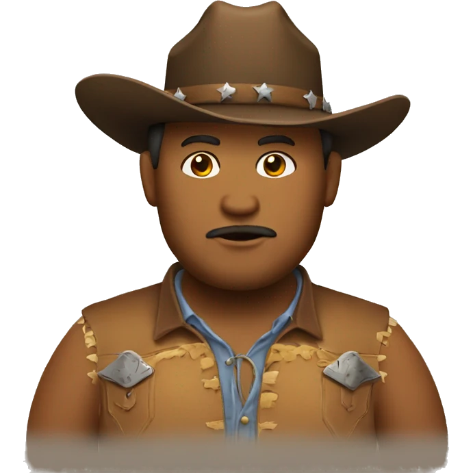 fat cowboy emoji