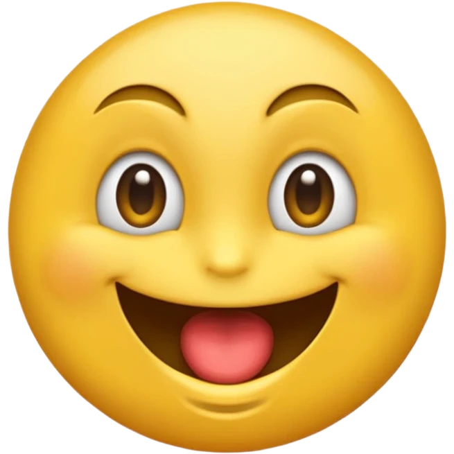 Un emoji heureux qui fait peur emoji