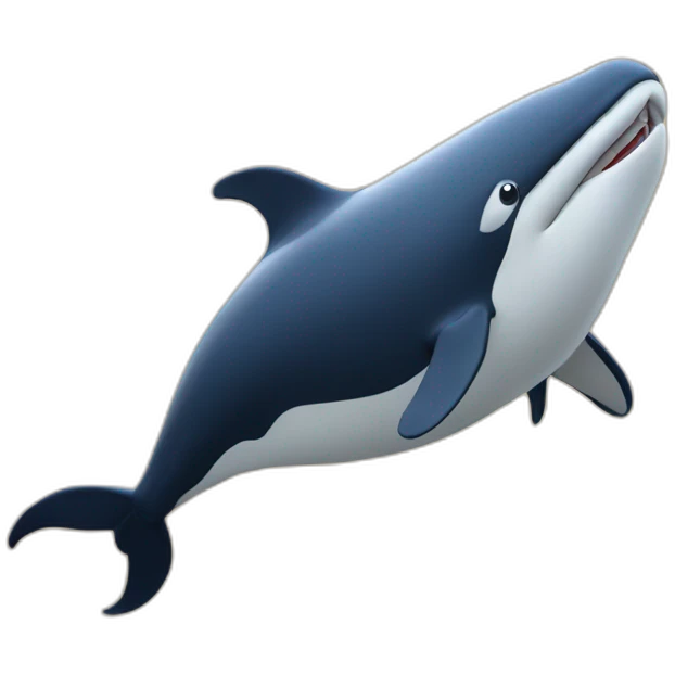 Baleine sur un cheval emoji