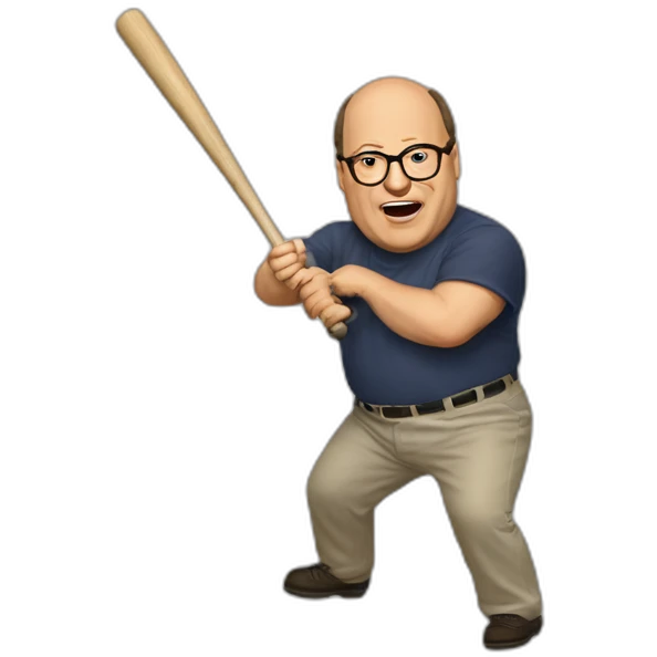 george costanza swinging bat emoji