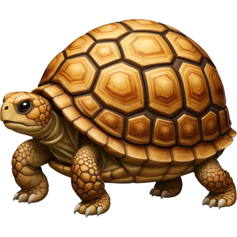 Brown shell tortoise emoji