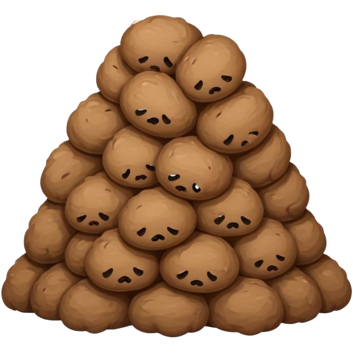 Shit hugging a shit emoji