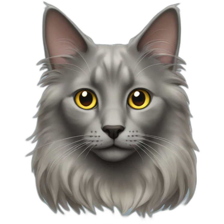 Nebelung cat emoji