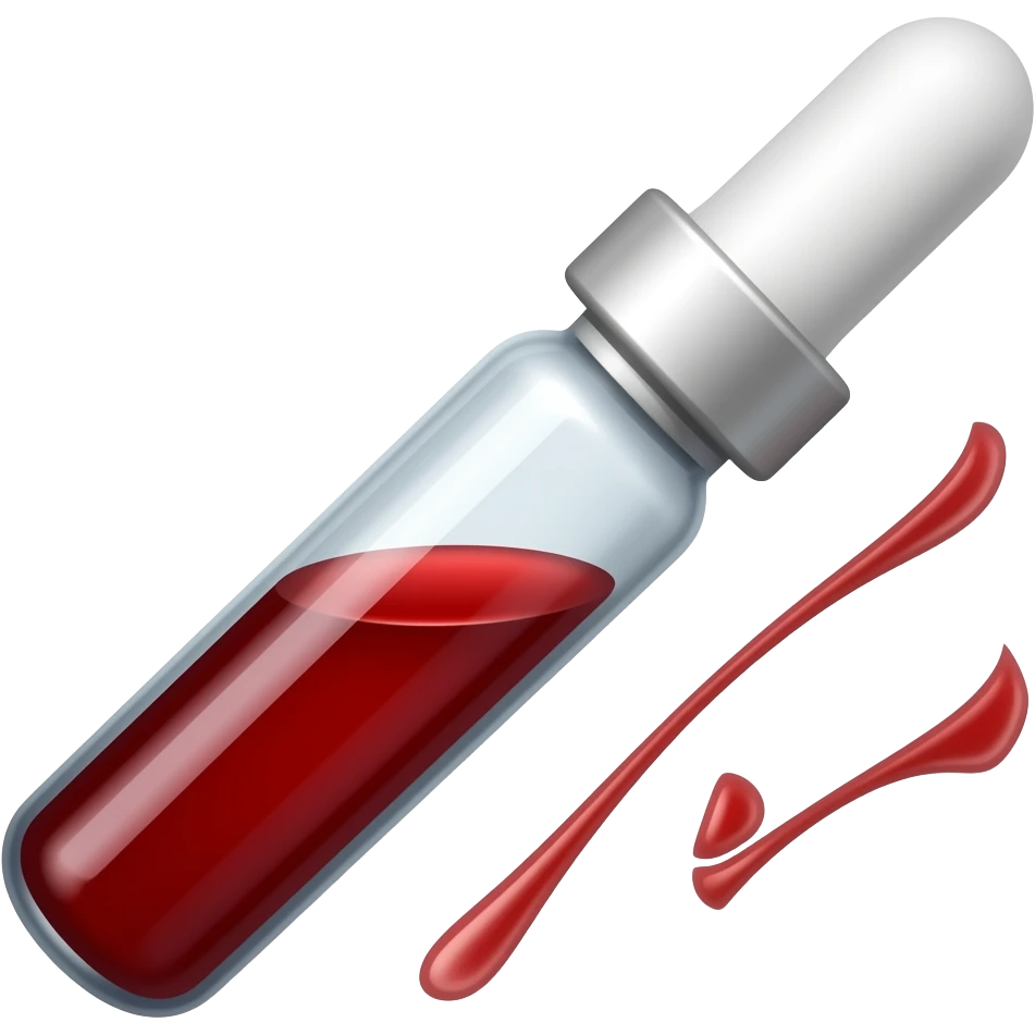 Vampire blood emoji