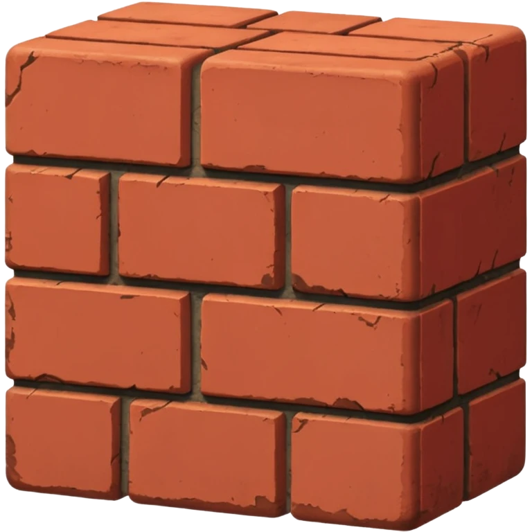 red brick block emoji