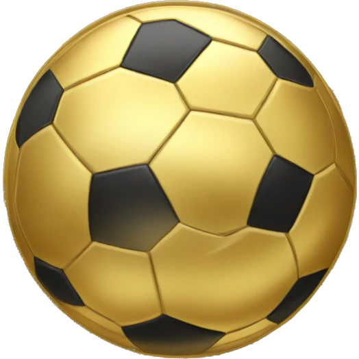 golden soccer coin emoji