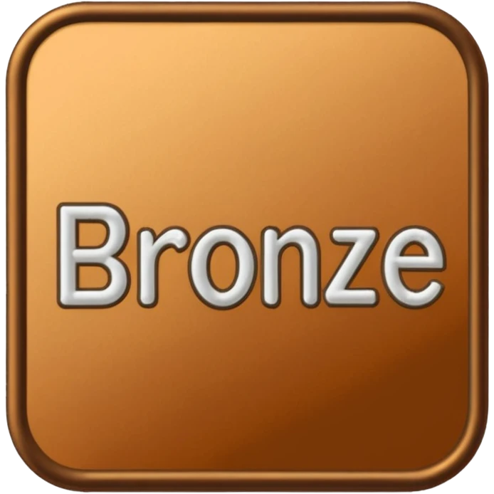 An embroidered patch with the word "BRONZE" on it emoji
