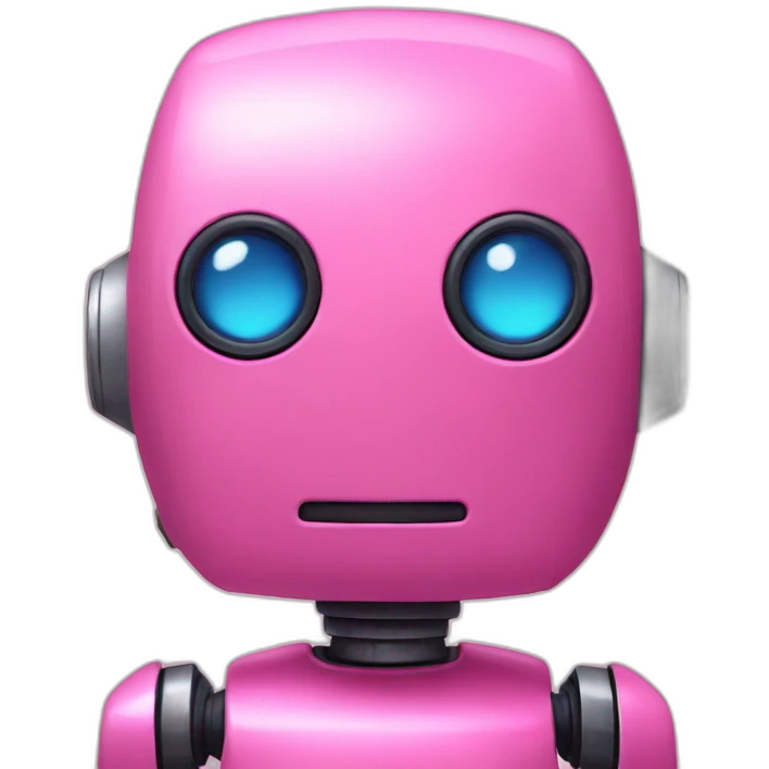 pink robot emoji
